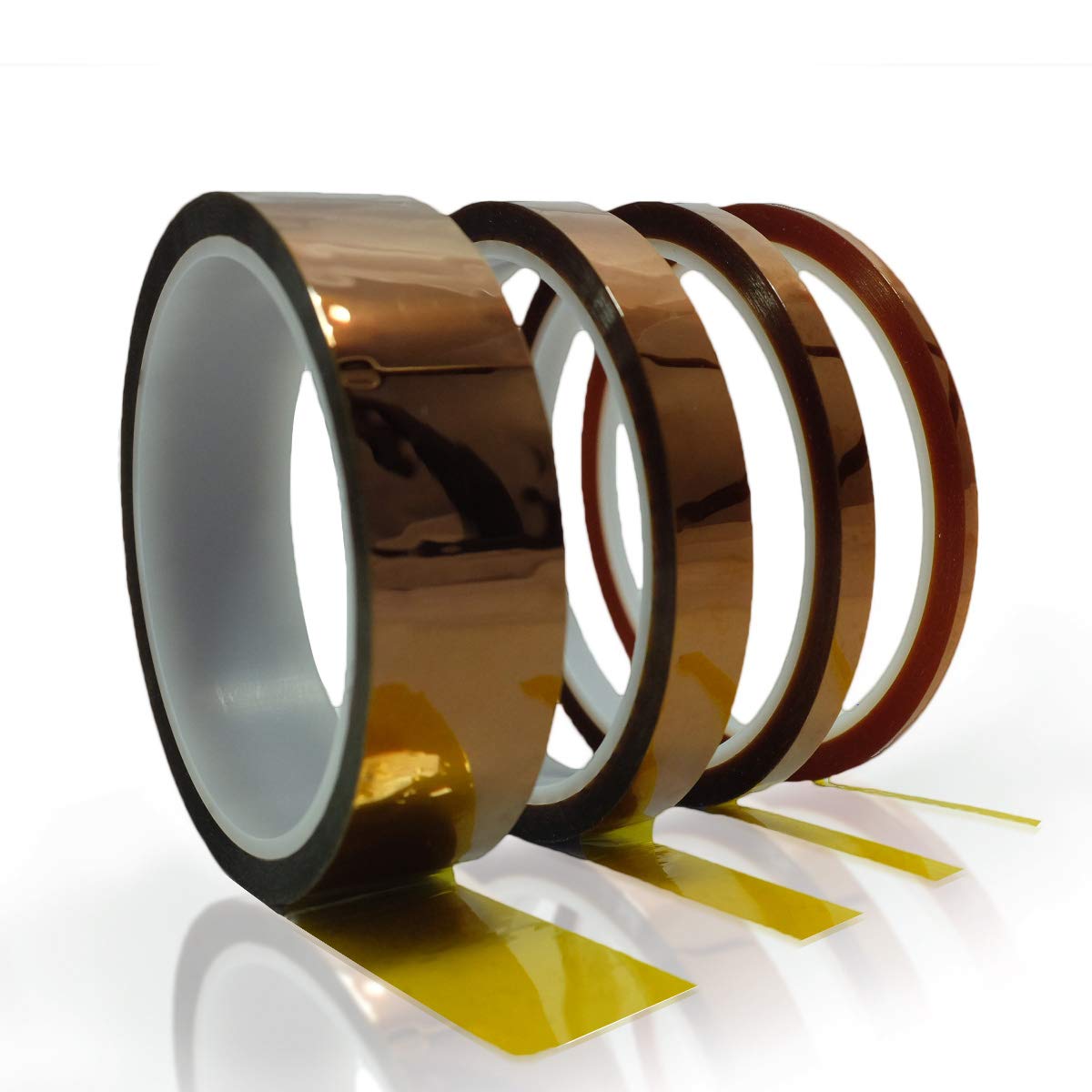 Clear Gold Finger Kapton Tape - Transparent Polyimide Film Option
